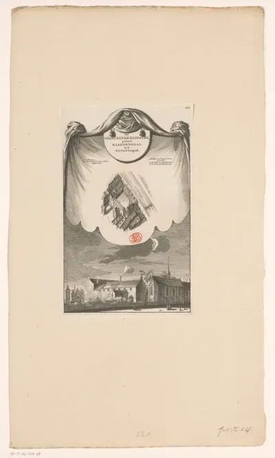 Gezichten op het Sint-Geertruidenklooster te Amsterdam
