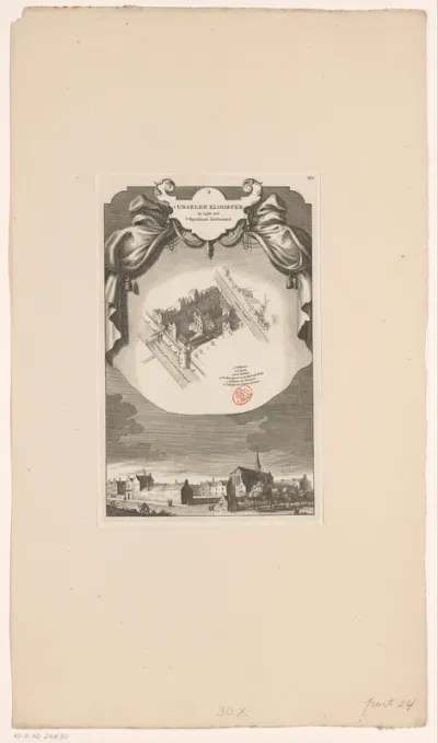 Gezichten op het Sint-Ursulaklooster te Amsterdam