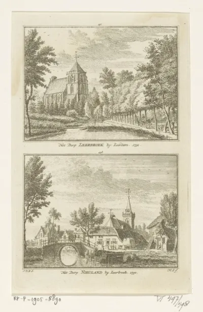 Gezichten op Leerbroek en Nieuwland