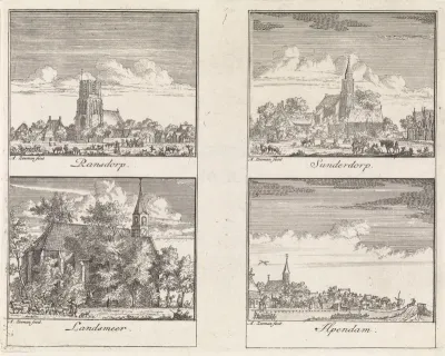 Gezichten op Ransdorp, Landsmeer, Zunderdorp en Ilpendam