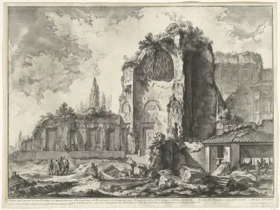 Gezichten op Rome, de Campagna, etc. (122 bladen)