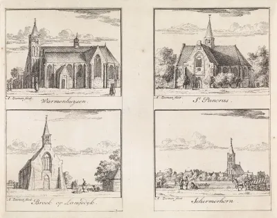Gezichten op Warmenhuizen, Broek op Langedijk, Sint Pancras en Schermerhorn