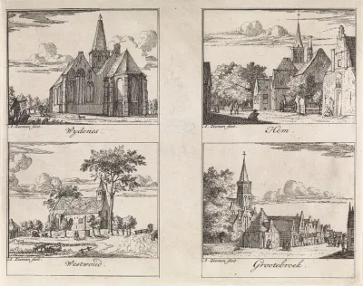Gezichten op Wijdenes, Westwoud, Hem en Grootebroek
