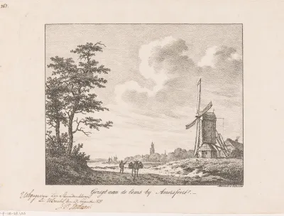 Gezigt aan de Eems bij Amersfoort