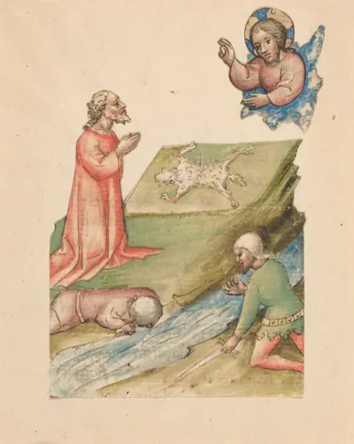 Gideon and the Fleece, with the Selection of Gideon's Army
