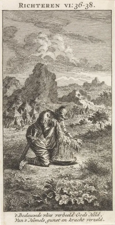 Gideon en de natte schaapsvacht