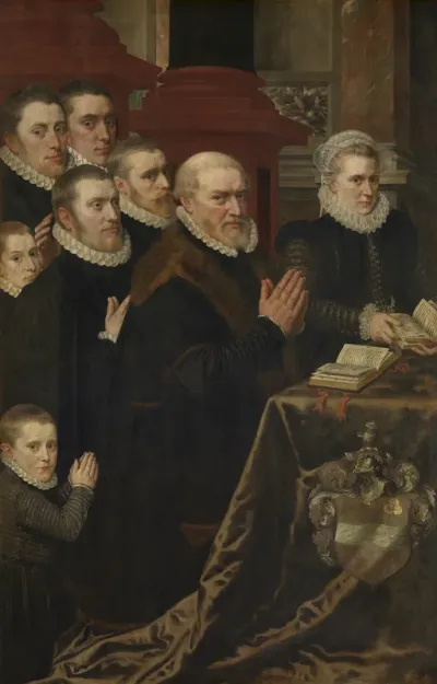 Gillis de Smidt with seven children