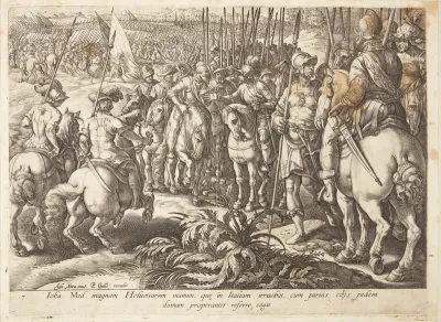 Giovanni de' Medici hjemsender de schweiziske lejetropper