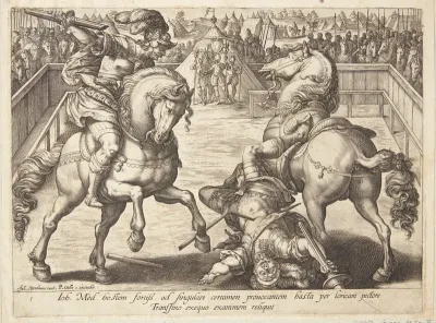 Giovanni de' Medici i en duel