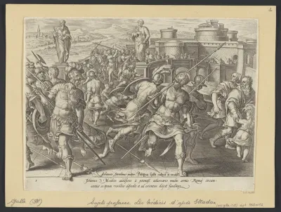 Giovanni De Medici Surrounded at Rome