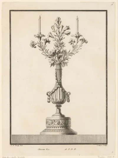 Girandole met ranken