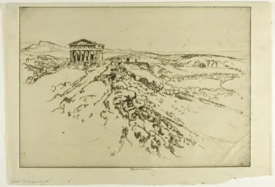 Girgenti, the Temple on the Wall