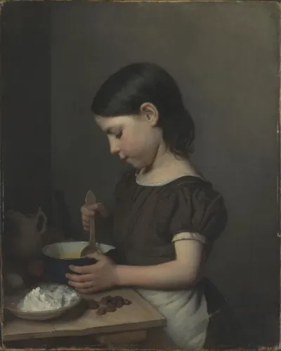 Girl baking