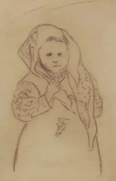 Girl in a Scarf