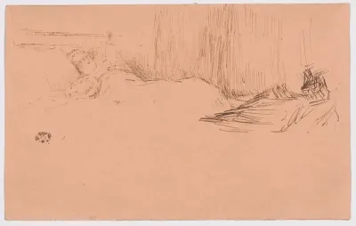 Girl Reading in Bed