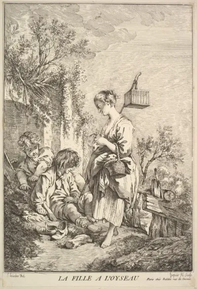 Girl with a Bird