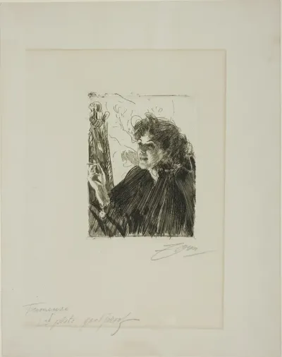 Girl with a Cigarette II