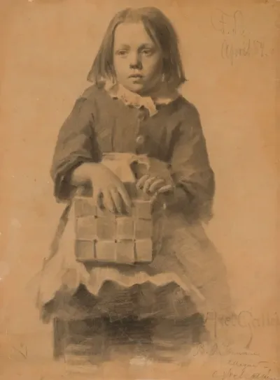 Girl with Birch Basket