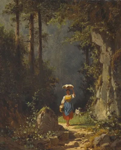 Girl with Goat