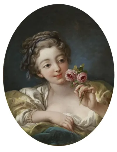 Girl with Roses