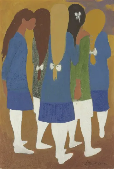 Girls wearing white socks