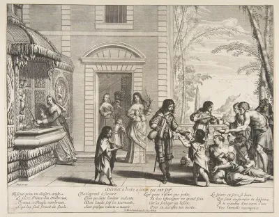 Giving Drink to the Thirsty (Donner à boire à ceux qui ont soif), from "Les Oeuvres de miséricorde"