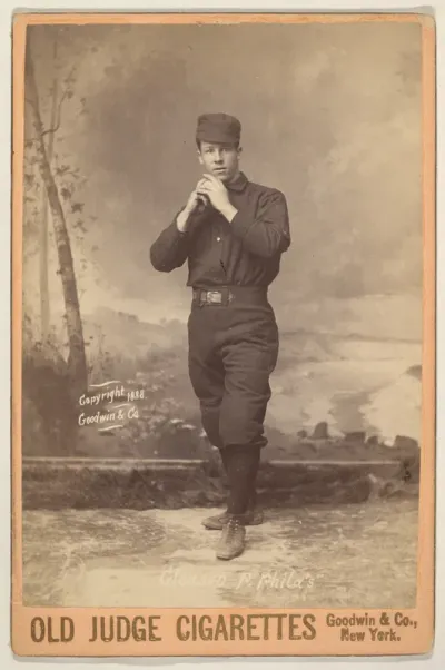 Gleason, Pitcher, Philadelphia, from the series Old Judge Cigarettes