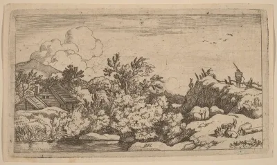Goat Herd on a Hill