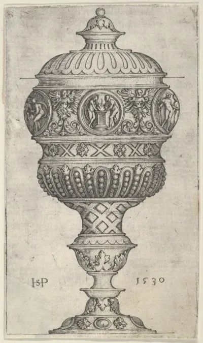 Goblet with Round Medallions