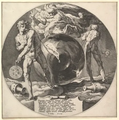 God Creating Heaven and Earth, title page from "The Creation of the World"