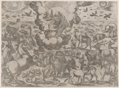 God Creating the Animals