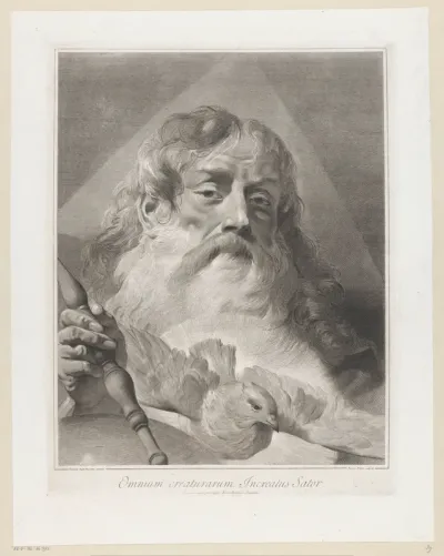 God de Vader met duif