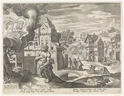 God de Vader verschijnt aan Noach