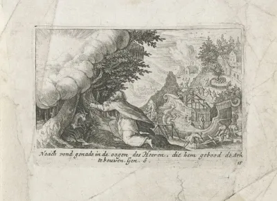God draagt Noach op de ark te bouwen