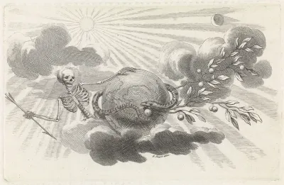 God scheidt licht en donker, Allegorie op de zondeval en De duif keert terug met olijftak