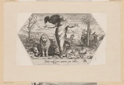 God schept de dieren op het land