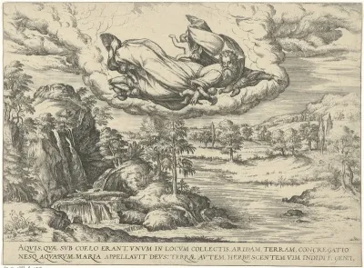 God schept water en land