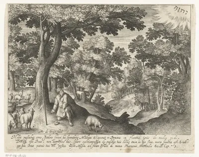 God verschijnt aan Mozes op de berg Horeb