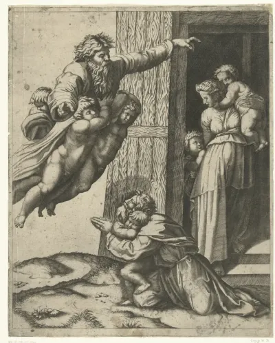 God verschijnt aan Noach na de zondvloed