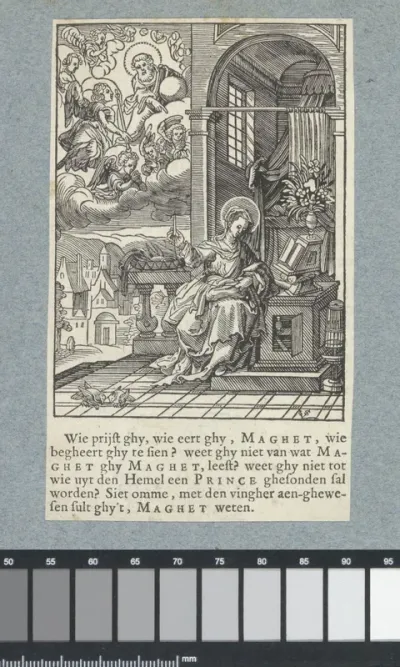 God zendt de engel Gabriel naar Maria