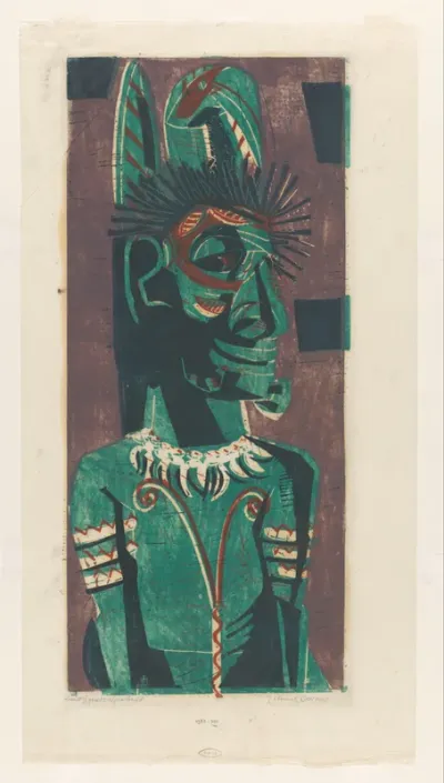 Godenbeeld uit Zuid Nieuw-Guinea