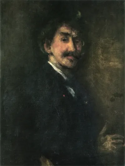 Gold and Brown: Self Portrait