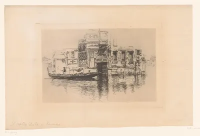 Gondel op een kanaal