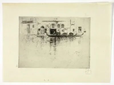Gondolas and Venetian Palace