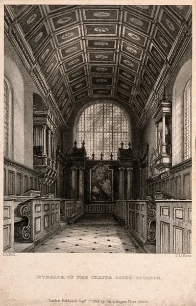 Gonville and Caius College chapel, Cambridge