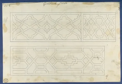 Gothic Frets, from Chippendale Drawings, Vol. II