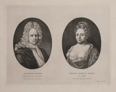 Gottfried Becker og hans hustru Johanna Henricca Becker, f. Nörck