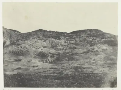 Gournah, Nécropole de Thèbes; Thèbes, plate 60 from the album "Egypte, Nubie, Palestine et Syrie" (1852)
