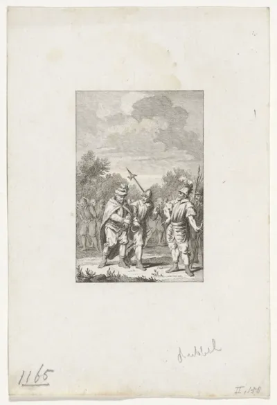 Graaf Floris III door de graaf van Vlaanderen gevangen, 1165