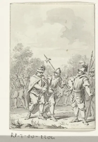 Graaf Floris III gevangengenomen door de graaf van Vlaanderen, 1165